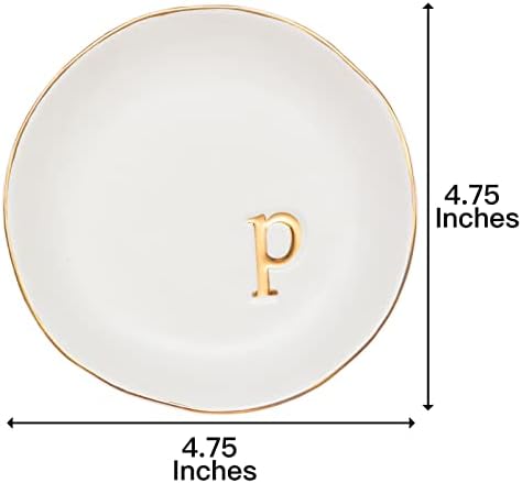 COLLECTIVE HOME Ceramic Jewelry Tray, Trinket Dish, Gifts for Women (P) - Image 2