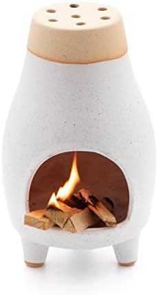Palo Santo Sage Incense Holder I Meditation Gift Ceramic Décor Bowl Witchcraft Supplies Smudge Bowl I Elegant Burner for Spiritual Cleansing and Meditation Sessions by ALAIYE