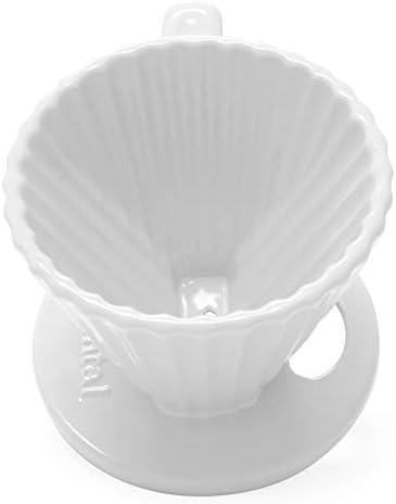 Chantal "Lotus ceramic pour over coffee dripper, 8 ounces (White) - Image 2