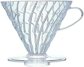 Hario V60 Plastic Coffee Dripper, Size 03, Clear by Hario