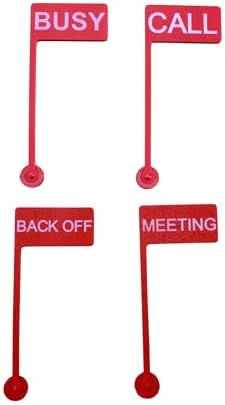 Desk Status Flag - Busy/on Call/Meeting/Back off - Focus Indicator for Home Office - Work from Home Desk Sign - Productivity Desk Accessory - PLA Material - Image 5