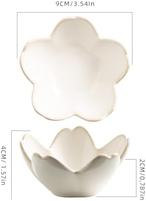 Ceramic Ring Holder Tray, Floral Trinket Bowl for Jewelry - Image 2