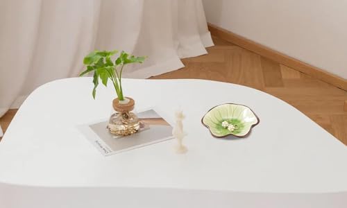 JAMEND CLXP Ice Cracking Leaf Jewelry Dish, Decorative Ring Holder Small Trinket Tray Bowl, Gifts for Daughter Mom Friends, Grass Green. - Image 5