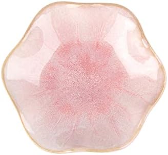 2PCS Lotus Leaf Shape Ring Holder Dish, Small Key Bowl, Ceramic Trinket Tray Jewelry Dish Organizing Necklace Earrings for Mom Friend Sister, All Jewelries Are NOT Included.Pink+Light Green.… - Image 6
