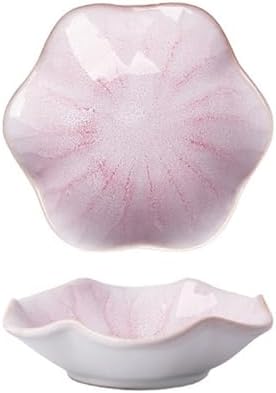 Spoon Rest Ceramic Spoon Holder Sauce Dish Spatula Plate Cooking Spoons Tray for Dessert Condiment Jewelry Storage (Pink) by FaceWood