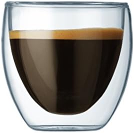 Bodum 2.5oz Pavina Double Wall High-Heat Borosilicate Glass, Set of 2, Clear - Image 2