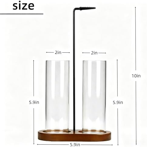 Glass Incense Holder,Retro Incense Sticks Burner Holder with Storage,Hang Upside Down Incense Holder with Ash Catcher (Rustic) - Image 2