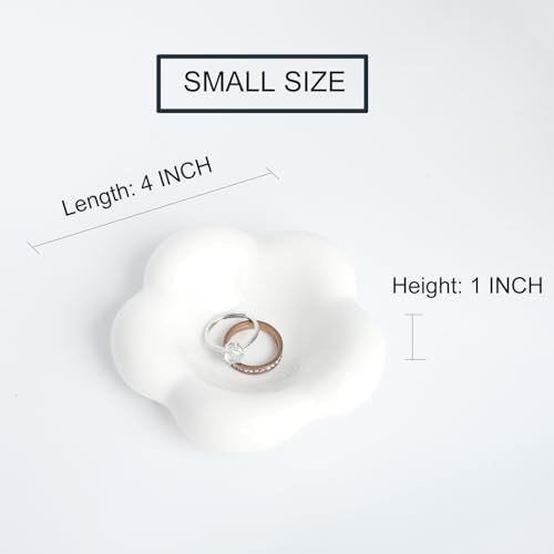 White Cloud Shape Ring Dish Jewelry Tray Organizer - Image 7