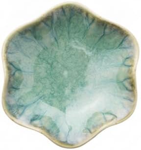 Ceramic Lotus Flower Dish for Jewelry Keys Coins, Decorative Catch-All Tray for Vanity Desk Shelf by Unknown