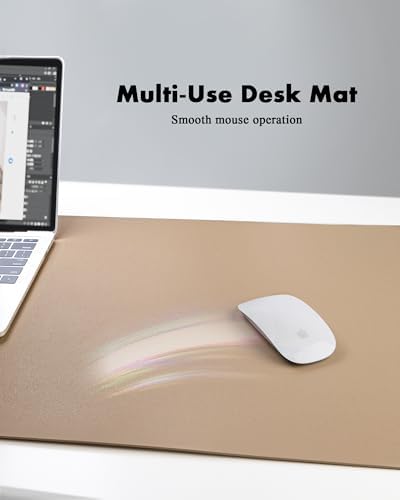 YSAGi Double-Sided Cork PU Leather Waterproof Desk Pad Protector for Office - Image 4
