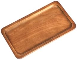 Small Wooden Mini Tray (7.5 x 4.1 inch), Rectangular Serving Tray by VSUINGO-StriveforPerfection