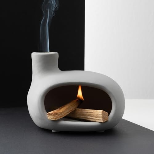 Palo Santo Holder, Modern Chiminea Incense Burner for Sticks & Cones - Image 5