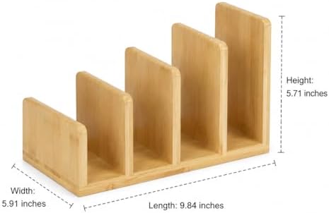 Wood Desktop Organizer, Modern Design - Image 2
