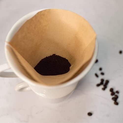 Cilio Coffee Dripper-#4 Medium, White Porcelain-Manual Filter Holder for Smooth Drip Coffee & Pour Over Brewing-Dishwasher Safe, Non Plastic. - Image 2