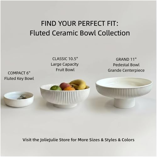6'' Key Bowl, Purse Bowl - Small Decorative Bowl, White - Image 4