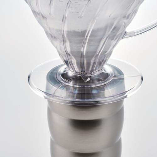 HARIO VDR-01-T Transparent Dripper 01 Clear Coffee Hand Drip for 1 to 2 Cups, Made in Japan - Image 3