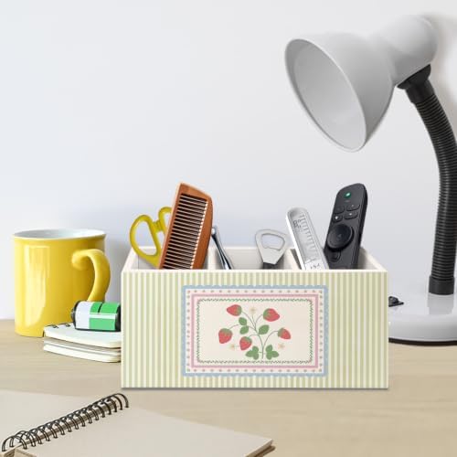 Cottagecore Strawberry Pen Pencil Holder for Desk - Image 5