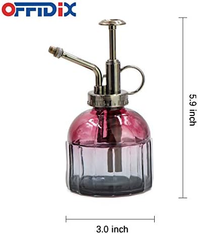 OFFIDIX Plant Mister Glass Spray Bottle for Indoor Small Plants - Image 2