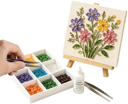 Sea Glass Ocean DIY Kit | Seaglass Mosaic Art Craft Kits for Adults - Image 7