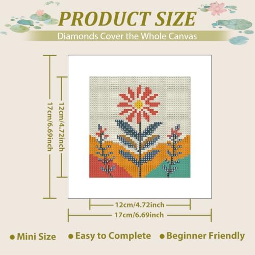 12 Pcs Small Diamond Art Kits Landscape Diamond Art Kits for Adults - Image 3
