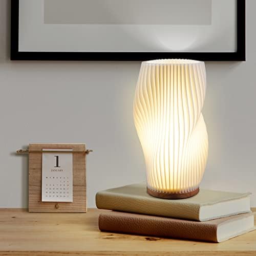 Zenply Vintage Striped Small Table Lamp - Image 4