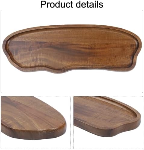 Rectangular Wooden Serving Tray for Tea, Coffee, and Desserts - Natural Wood Finish with Smooth for Home, Kitchen, or Café Decor - Elegant Japanese(TP01（Small）) - Image 7