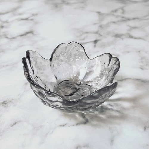 Black Crystal Flower Jewelry Ring Dish, Clear Trinket Bowl, Cute Nightstand Decor Ring Holder for Women, Home Decor Gifts for Women, Wedding, Birthday, Mother's Day - Image 5