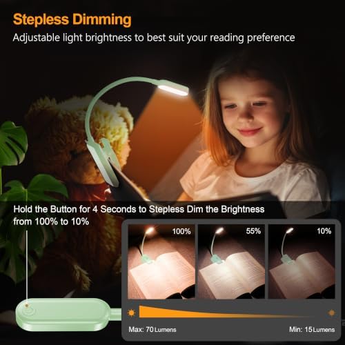Gritin 16 LED Rechargeable Book Light for Reading in Bed - Image 3