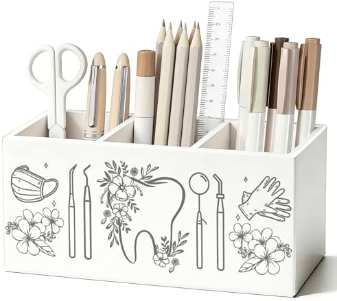 Dentist Gifts Pen Pencil Holder for Desk, Dental Assistant Gift by Unknown