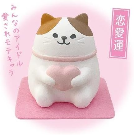Stone Diffuser Cute Lucky Cat Passive Diffuser for Essential Oil, Non-Electric (Pink) - Image 4