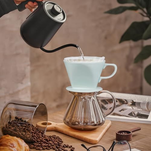 hailanbao Handmade Pour Over Ceramic Coffee Dripper - Image 3