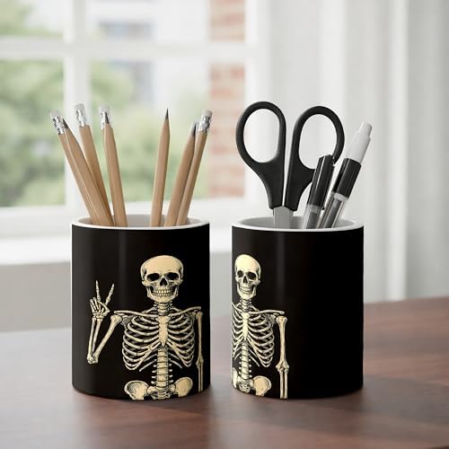 Ceramic Pen Holder Desk Accessories Brush Holder Pencil Holder Organizer - Image 4