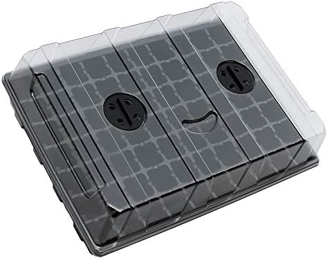 Gardzen 5 Pack Seed Starter Trays with Vented Domes 350 Cell by Gardzen