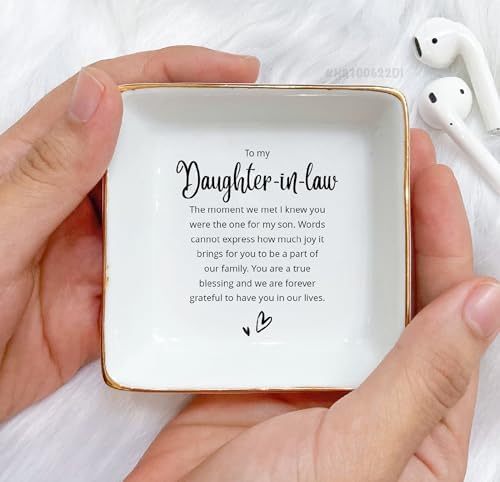 Daughter In Law Ring Dish - Jewelry Storage, Birthday Gift From Mother In Law - Image 3