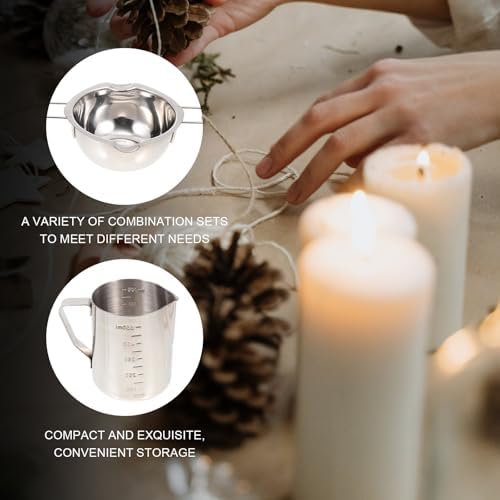 JOINPAYA Candle Making DIY Tool Kit with Soybean Wax Melting Pot and Handmade Candle Craft Supplies for Home Beginners - Image 6