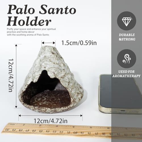 Zongzi Modeling Incense Holder with Ash Catcher, Palo Santo & Sage Burner - Image 3