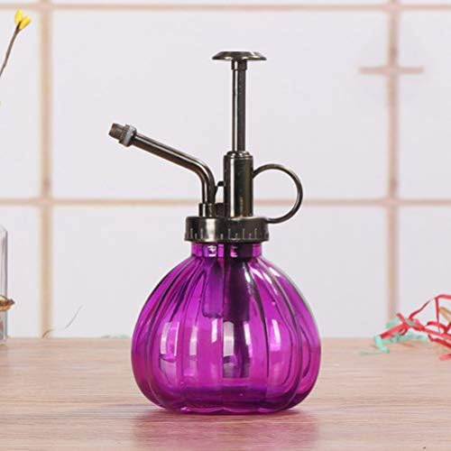 Halloween Pumpkin Glass Watering Can Vintage Purple for Flowers Plants - Image 7
