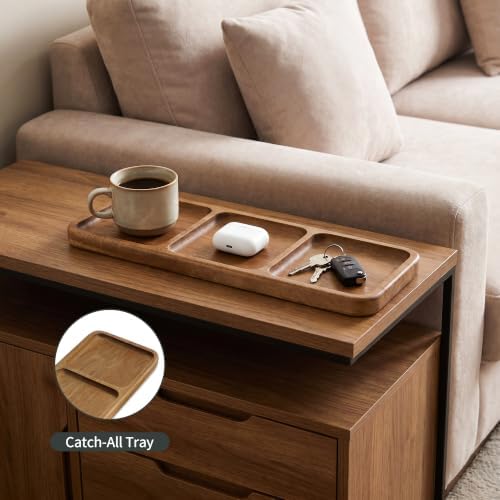Small Wood Tray – Acacia Serving Platter Vanity Tray Mini Wooden Tray Decor - Image 5