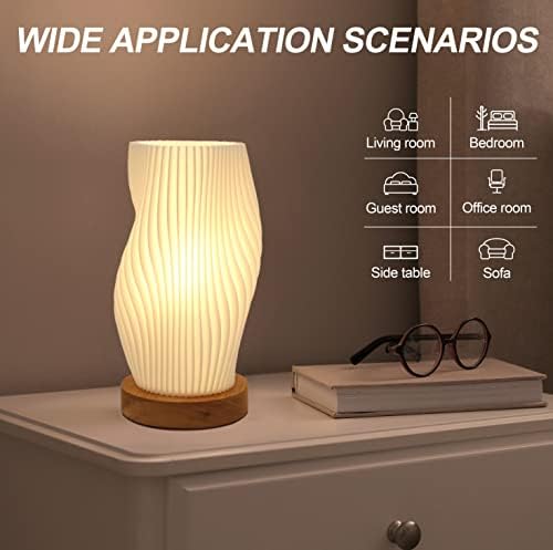 Aesthetic Funky Lamp, Cool Striped Bedside Night Light for Cozy Bedroom - Image 2