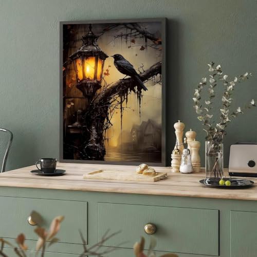LEZHIJIA Halloween Paint by Numbers Kit for Adults Beginner 9X12 inch - Image 4