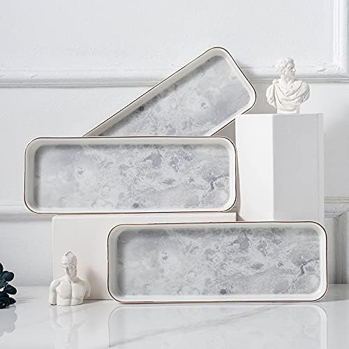 CHOOLD Chic Ceramic Marble Dessert Plate Cake Plate Jewelry Dish Ring Dish Cosmetics Organizer Fruit Dish Home Decor Wedding Decor - Image 3