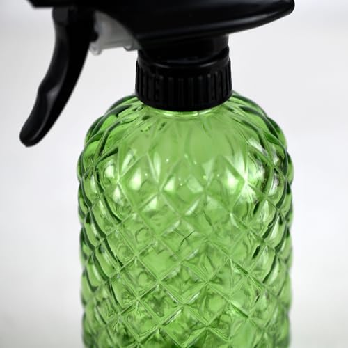 12Oz Glass Plant Spray Bottle with Black Plastic Top Pump - Image 5