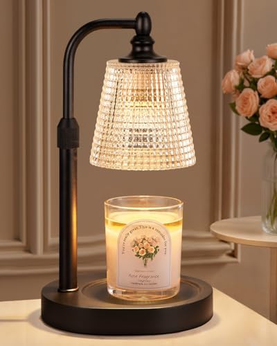 Candle Warmer Lamp with Timer Birthday Gifts for Women,Black by Hong-in