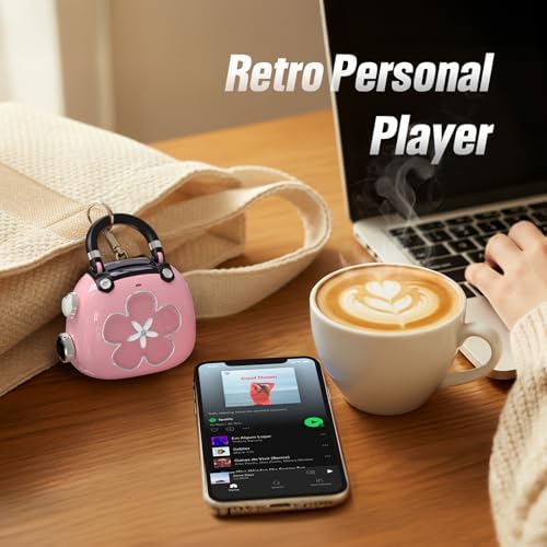 DOSS Candy 2-in-1 Mini Bluetooth Speaker, Loud Audio, Cute Backpack Charm - Image 4