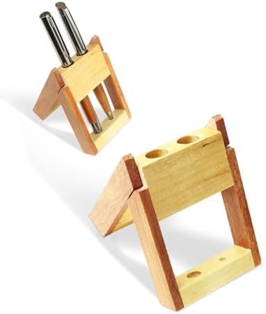 YUNCHUN Wood Pen Holder, Wooden Desk Accessories for Office, Business Desk Organizers, Executive Pens Display Stand for Decoration, Pencil Holder Desktop Pen Holder by YUNCHUNSTATIONARY