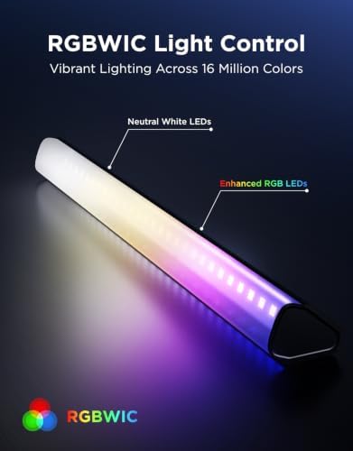 Govee Smart RGBWIC Light Bars, 15-Inch WiFi TV Backlight for 45-70-Inch TVs - Image 4