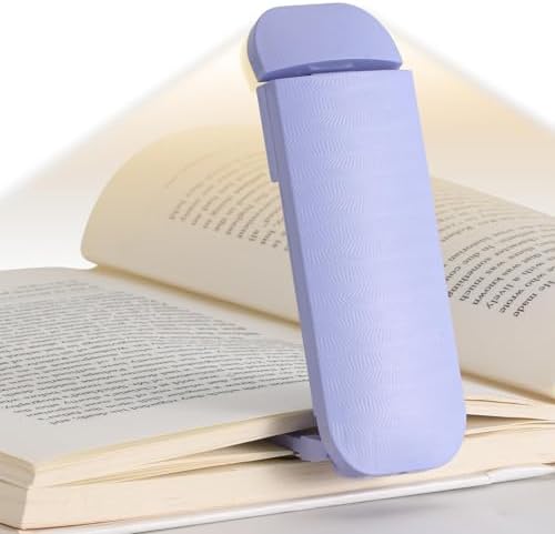 HEMONNKAM Reading Light, Rechargeable Clip-On Book Light for Bed at Night by HEMONNKAM