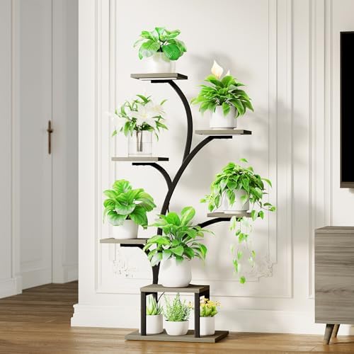 BACEKOLL Plant Stand Indoor with Grow Light, 7 Tier 49" Lighted Plant Shelf - Image 7