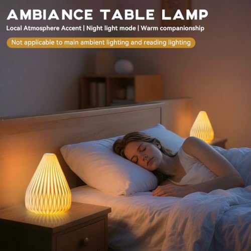 9.1" Decorative Ceramic Table Lamp Living Room,Bedroom,Corded,Bulb Included - Image 6