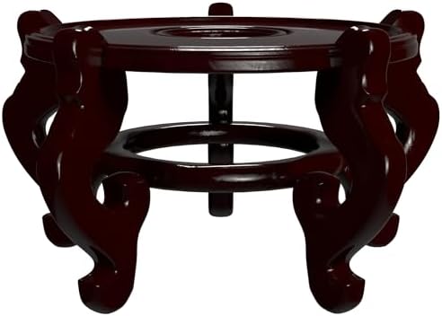 Red Lantern Rosewood Fishbowl Stand - Size 9.5 in. Base Diameter by RedLantern